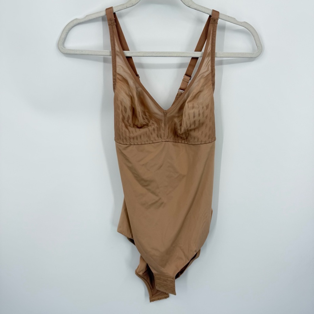 Wacoal Elevated Allure Wirefree Shaping Bodysuit, Nude, 34D 801336